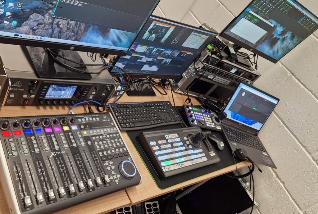 vmix, professional live streaming, Audio Visual, Equipment hire